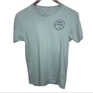 Cotton Heritage San Diego California Mint Blue T-Shirt